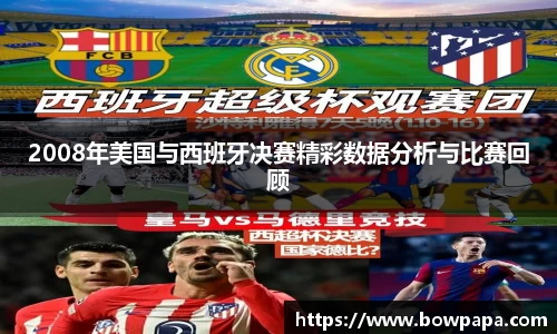 2008年美国与西班牙决赛精彩数据分析与比赛回顾